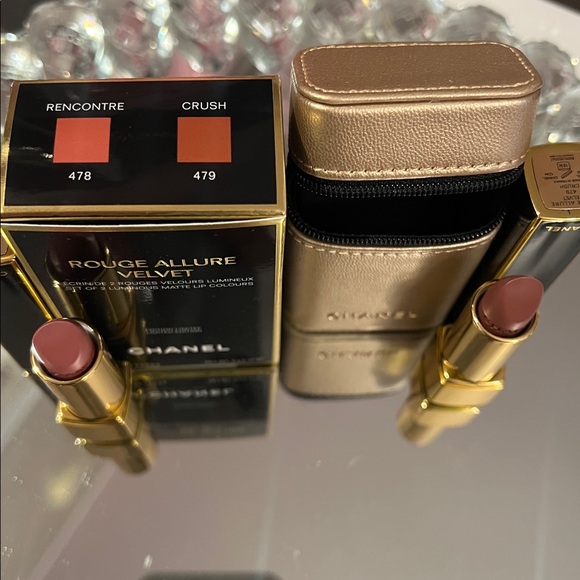 Chanel Rouge Allure Velvet Matte Lipstick Duo - Crush and Rencontre - Picture 4 of 6